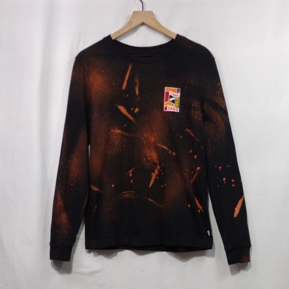 Vans Off The Wall Graphic Retro Shirt Womens M Boho Casual Comfy Streetwear - Picture 2 of 9